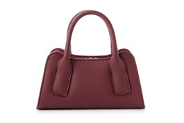 Vince Camuto Bolso de Mano Rojo Claret - Elegante y Sofisticado Bolso de Piel de Polivinilo para Mujer, 25x11x13 cm